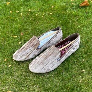 NWOB Birdies Women’s The Starling Velvet Flat in Copper Slip On Shoe